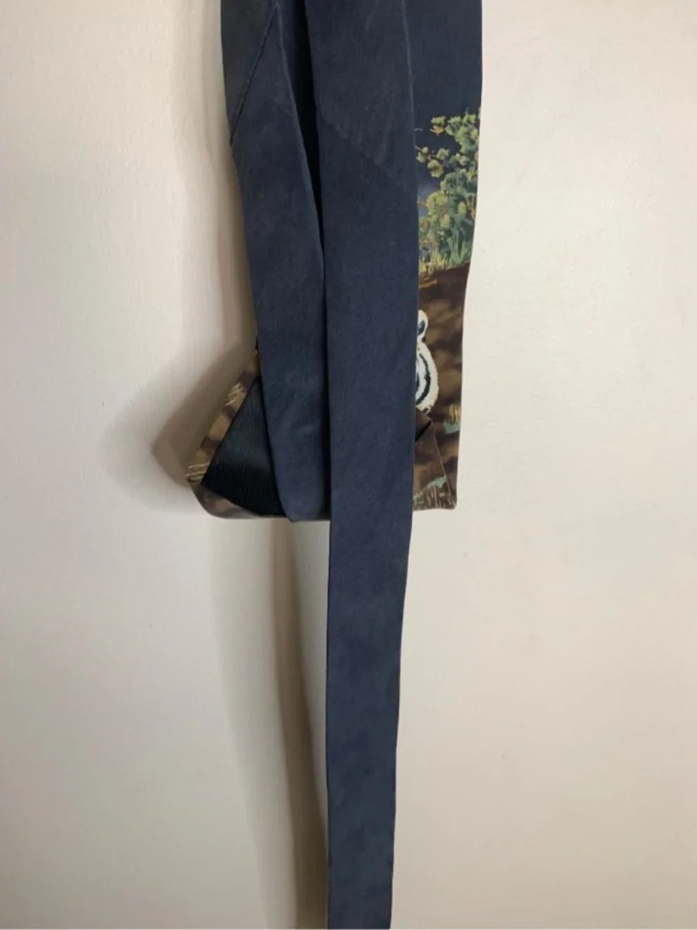 Vintage Tiger Safari 100% Silk